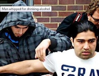 Man whipped for drinking alcohol in Australia