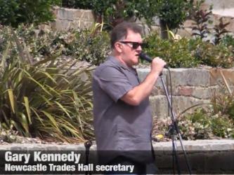 Gary Kennedy at Newcastle Rally