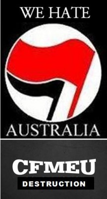 CFMEU in bed with Antifa