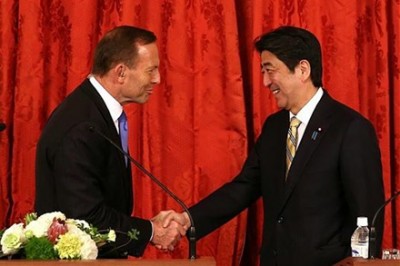 Abbott bows to Abe