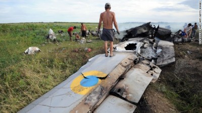 Ukraine plane shot down