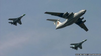 Ukranian il 76 transport aircraft