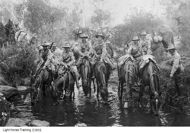 Australian Light Horse Training Holsworthy 1910