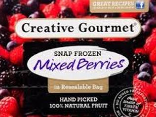 Creative Gourmet frozen berries