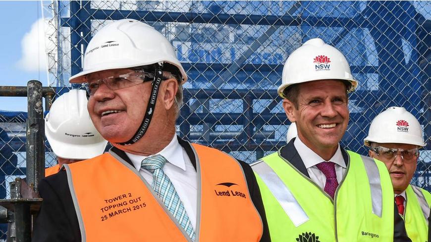 Mike Baird and Lend Lease in bed