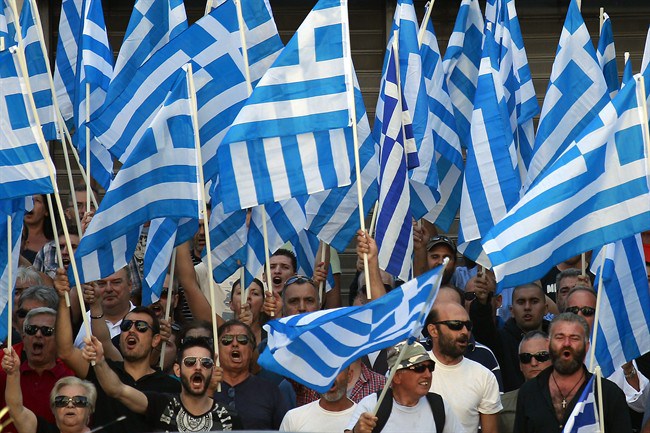 Golden Dawn nationalists in Greece