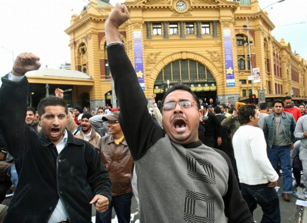 Indians Protest in Melbourne