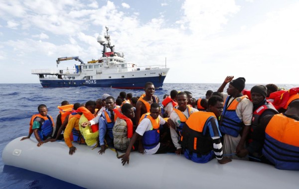 MOAS Phoenix trafficking African illegals to Italy