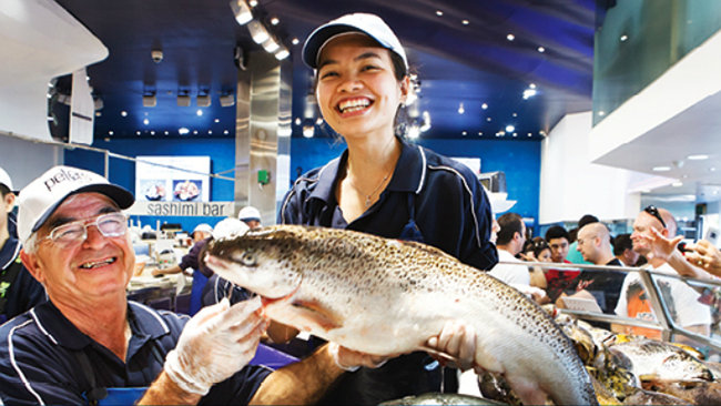 Catch big fish at Sydney Fish Markets