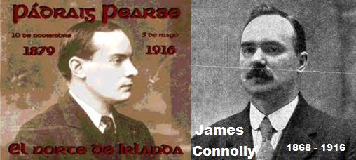 Padraig Pearse and James Connolly