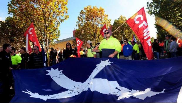 Eureka Flag hijacked by Union Movement