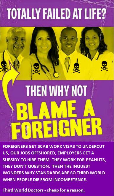 Blame a Foreigner