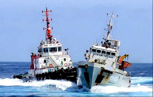 Chinese criminal maritime bullies